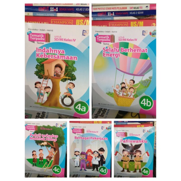 Tematik Terpadu untuk SD/MI (Bekas ) kls.4A 4B.4C.4D.4E.4F.4G.4H.4i k13 Erlangga