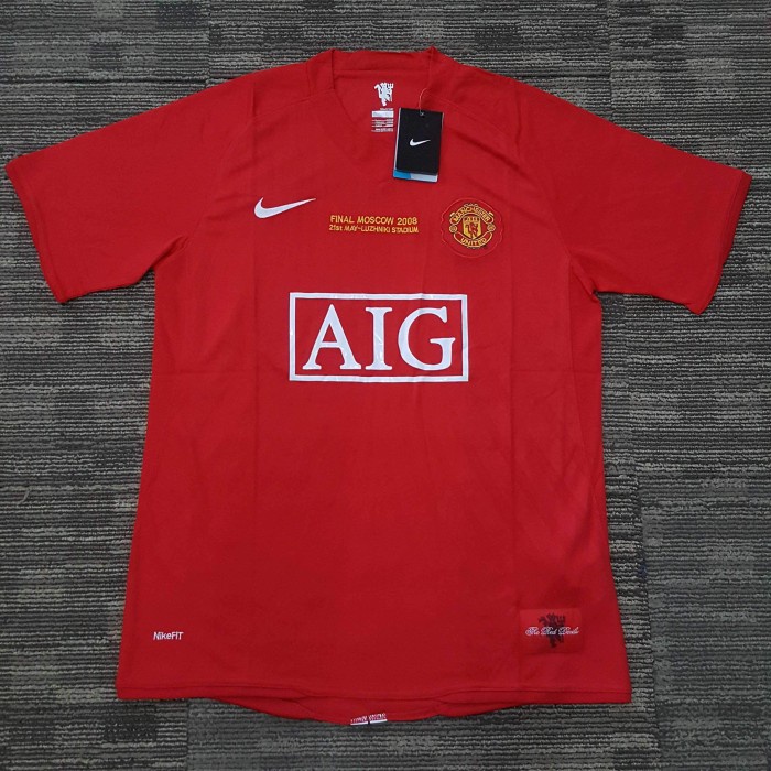 Jersey Retro Manchester United Final 2008 Moscow