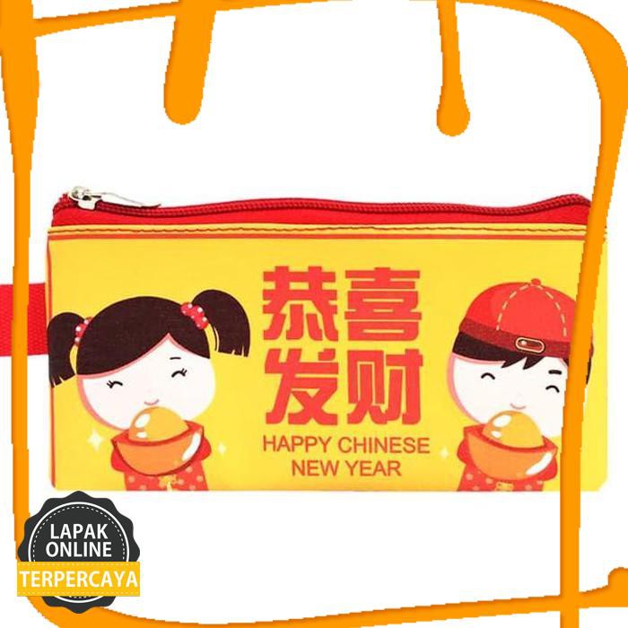 New Arrival Dompet Angpao Imlek Panjang Mango Kids Pouch Chinese New Year Sin Cia - Pjg Mango Kids