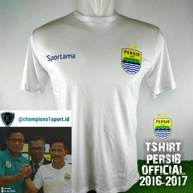 Kaos Persib Official 2016 Putih