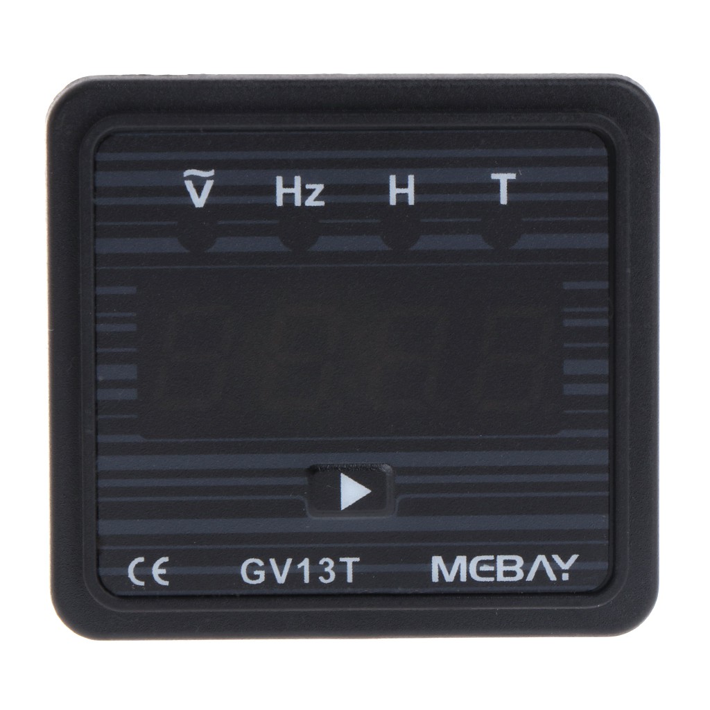 GV13T AC220V Diesel Generator Digital Voltmeter Frequency Hour Test Panel Meter