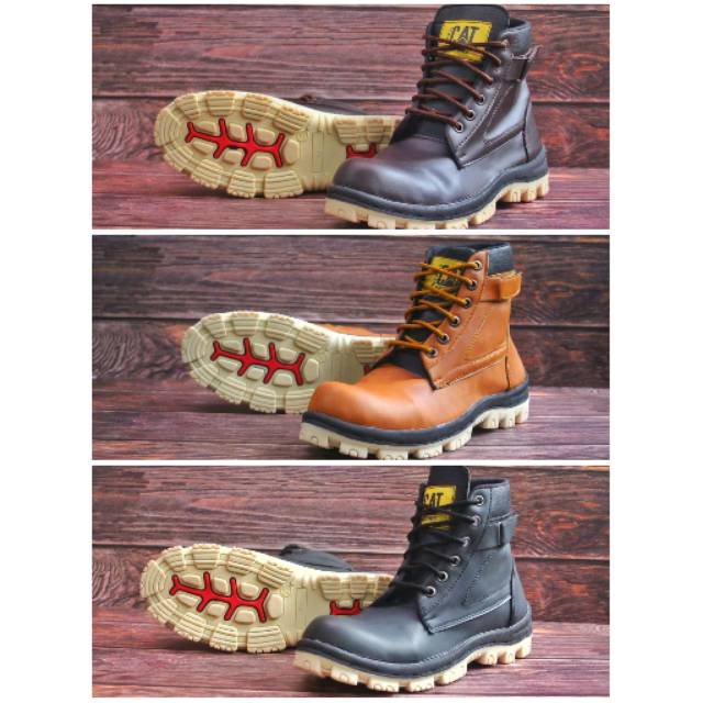  Sepatu  Caterpillar Safety  Boots Hunter Shopee  Indonesia