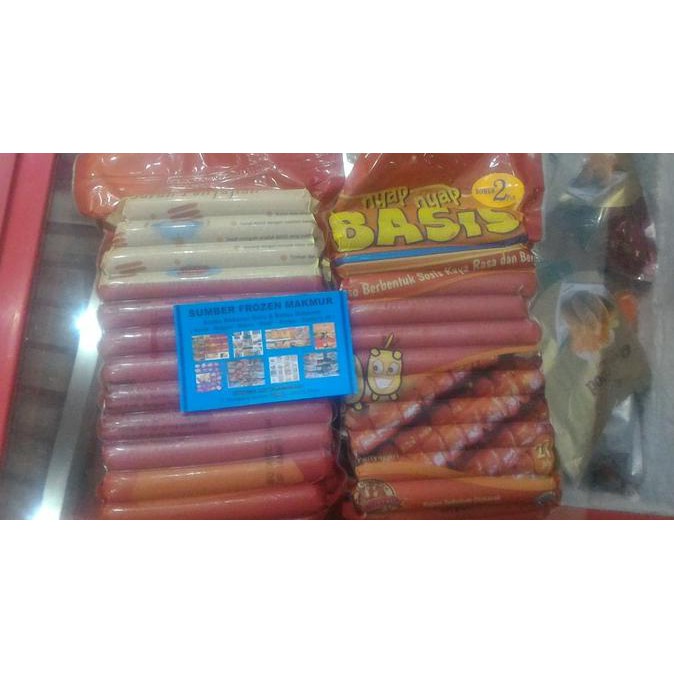 

ENAK sosis sapi merah, isi 21piece 500 gram. murah dan rasa lumayan TERLEZAT