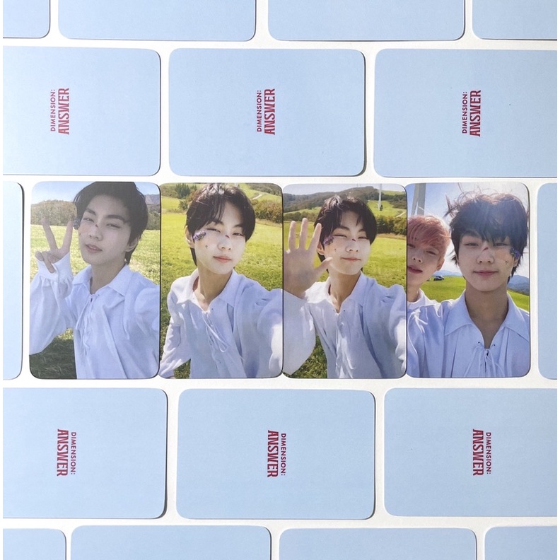 JUNGWON YET FANMADE PC / PHOTOCARD SET DIMENSION : ANSWER