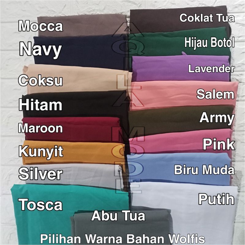 (Free Cadar) Khimar Syari Krudung Extra Super Jumbo Wolfis Hijab Jilbab Instan Kerudung Instant-2