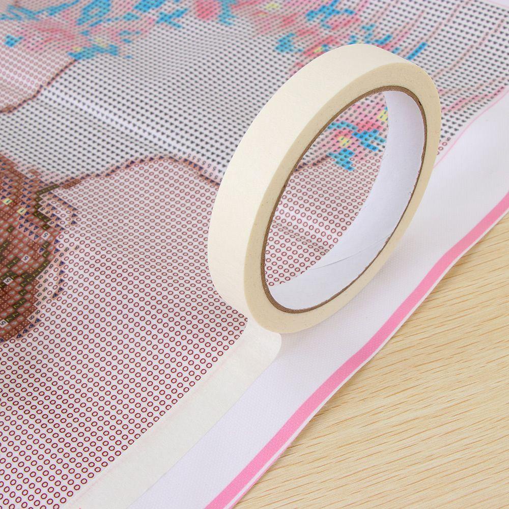 Nanas 20m Anti Kotor tape Putih Stiker Cross Stitch DIY Masking tape