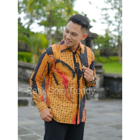 MOTIF 162 KEMEJA BATIK LENGAN PANJANG KAIN HALUS MURAH