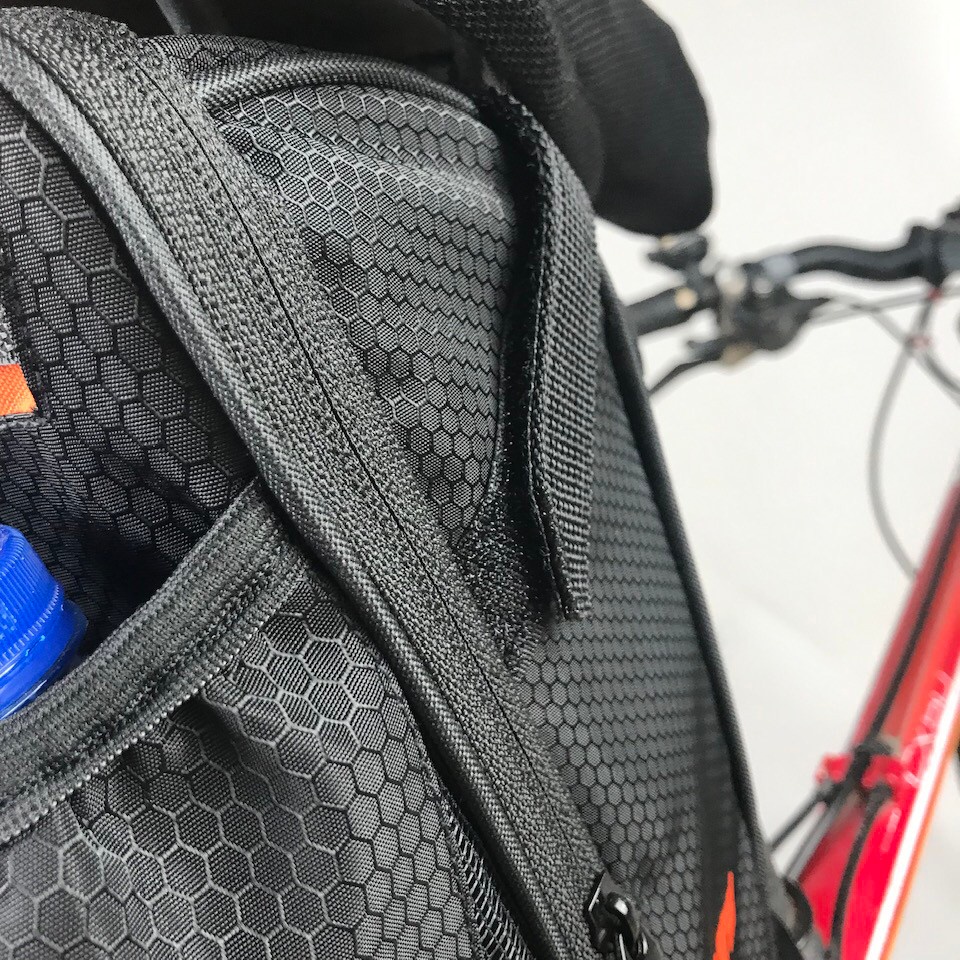 Tas Sepeda Lipat Sadel Botol bahan Cordura Great Cycle Orange TBGC