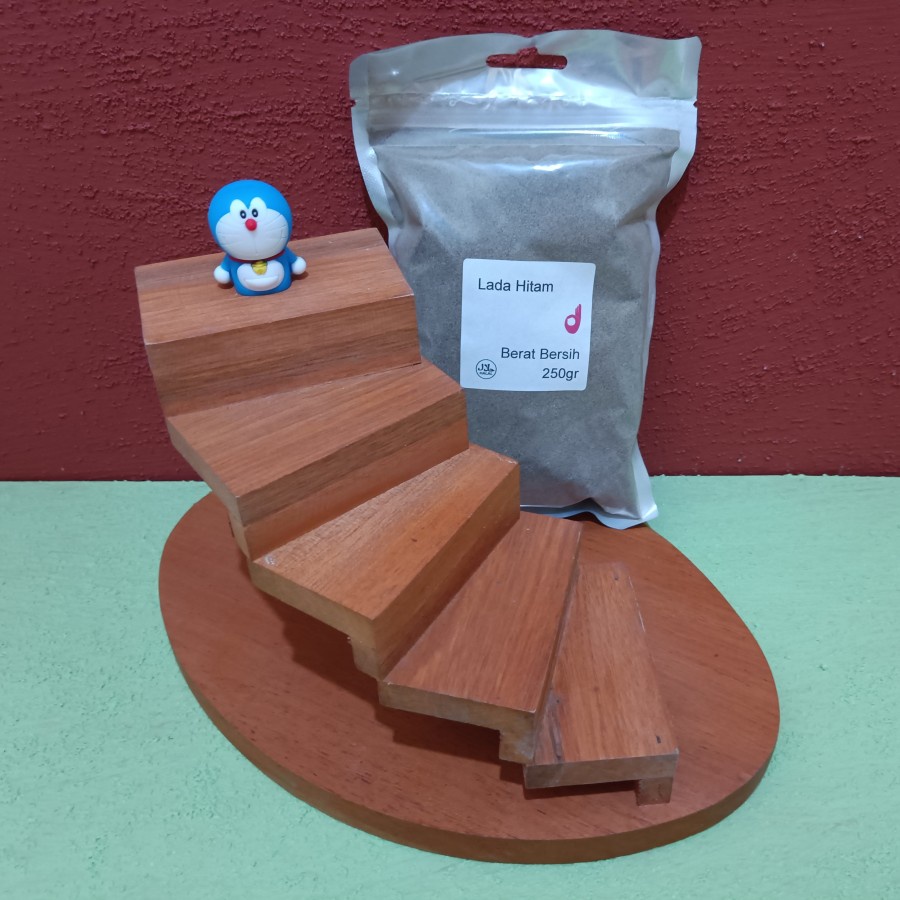 

Lada Hitam Bubuk Murni 250 gram / Pure Black Pepper Powder 1/4 kg / Rempah / Bumbu Masak / Spices
