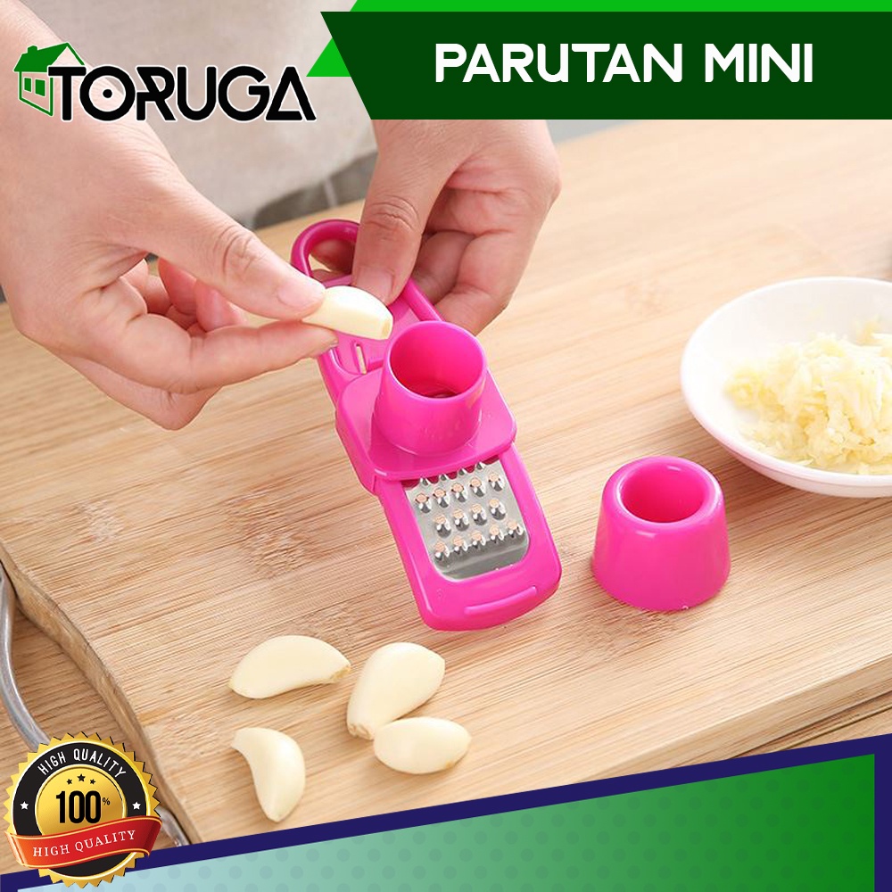 Parutan Pemotong Penghalus Bawang Putih Merah Garlic Press Chopper