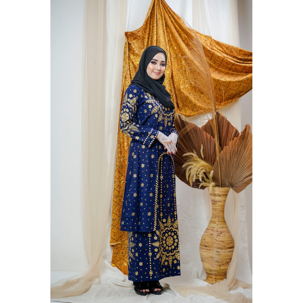 SETELAN TUNIK KURUNG MATAHARI SONGKET BATIK JUPRI RUMAH KEBAYA BANDUNG RUMAH SONGKET BANDUNG GAUNHIJABSALE SONGKET PALEMBANG BATIK JUPRI