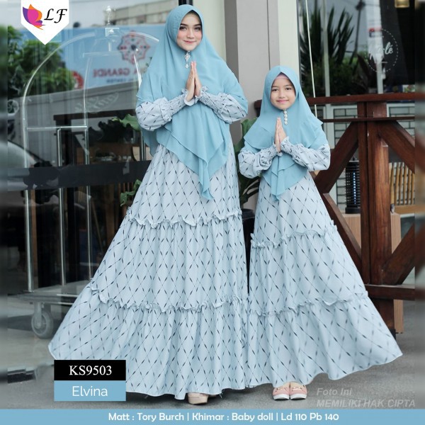 GAMIS MUSLIM ELVINA/GAMIS SYARI/BAJU MUSLIMAH/BAJU GAMIS/GAMIS SOLO/ABAYA