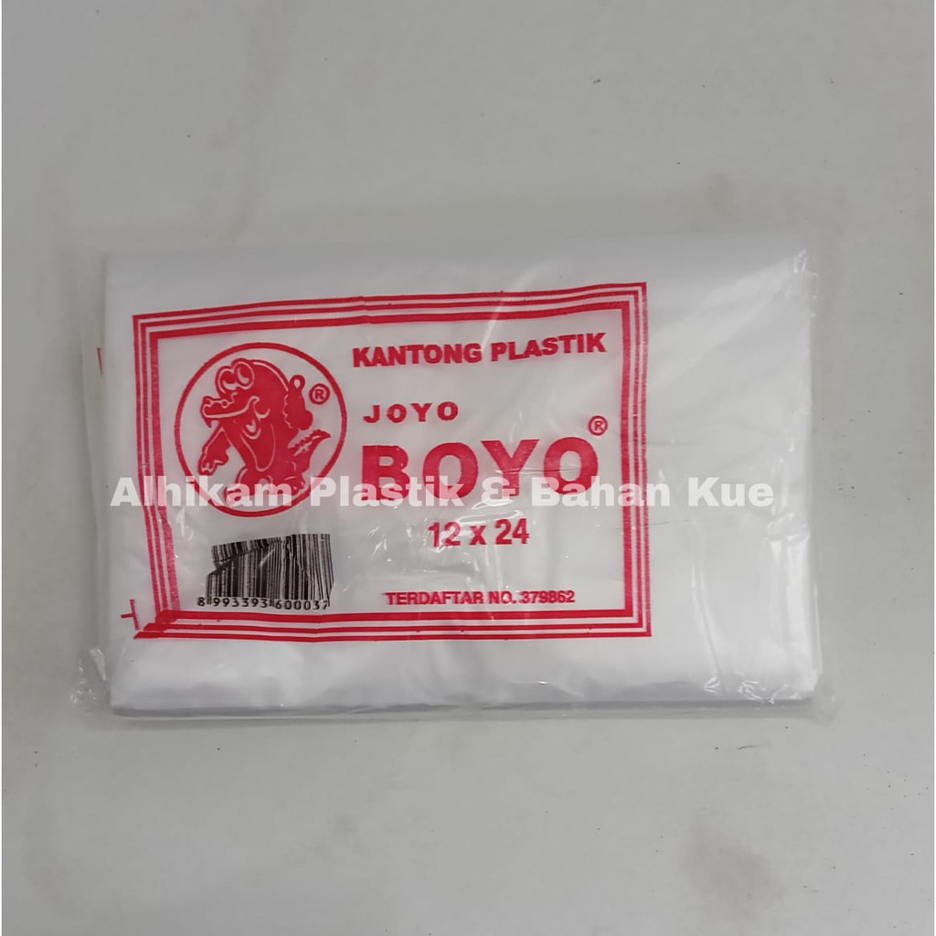 Kantong Plastik Joyo Boyo HD Merah 12x24