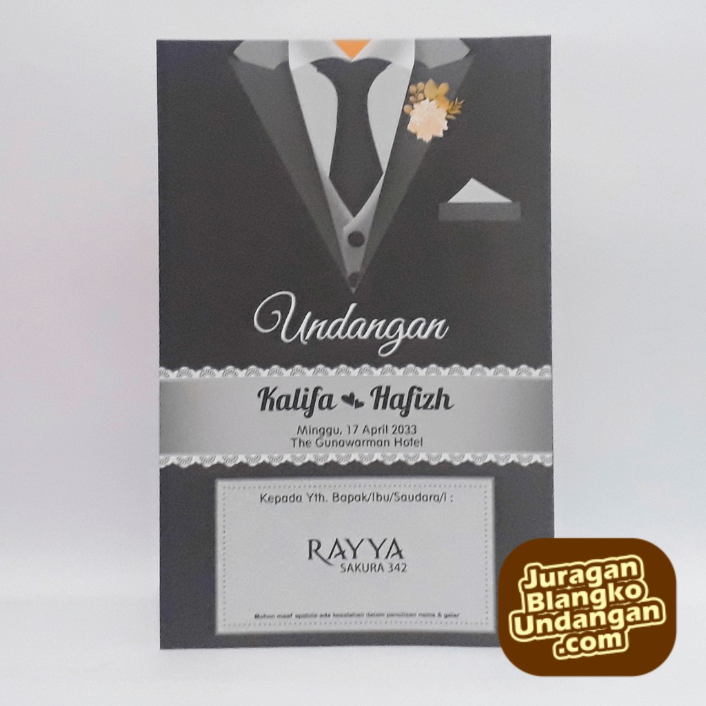 GROSIR BLANGKO UNDANGAN PERNIKAHAN MURAH - RAYYA 342