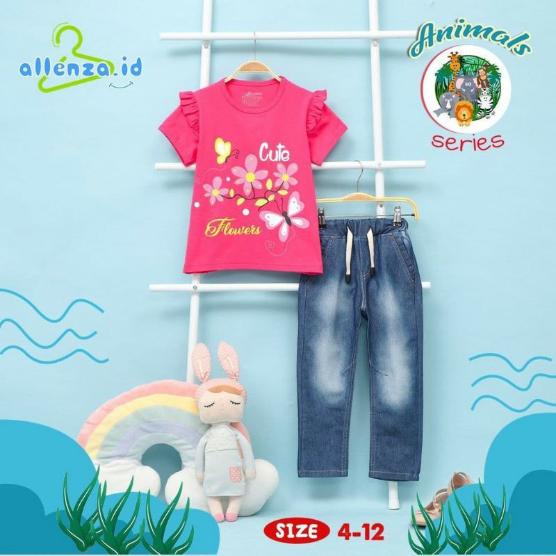 Setelan Jeans Allenza / Baju anak Perempuan