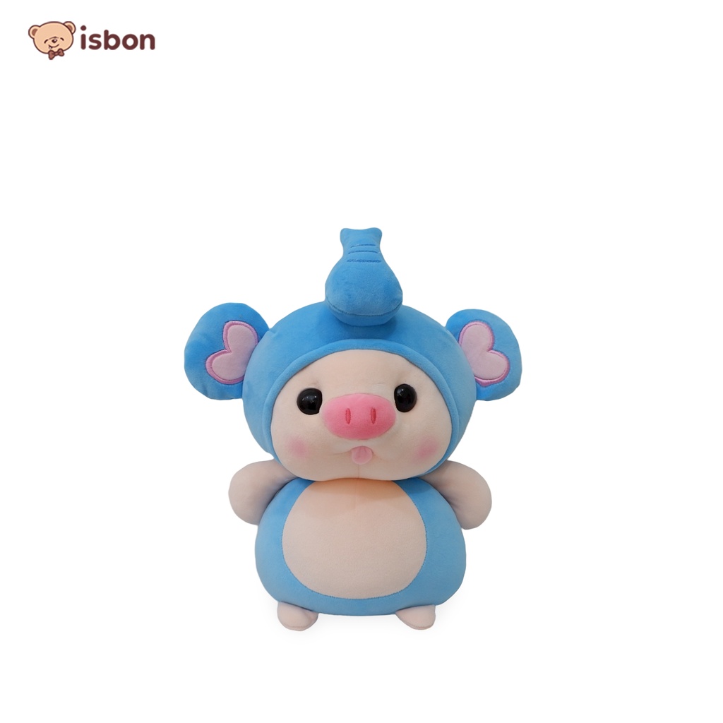 ISTANA BONEKA Babi Pig Hoodie 25cm squishy halus premium besar lucu piggy pig soft plush premium