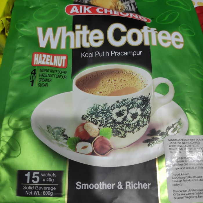 

AIK Cheong white cofee hazelnut 4in1