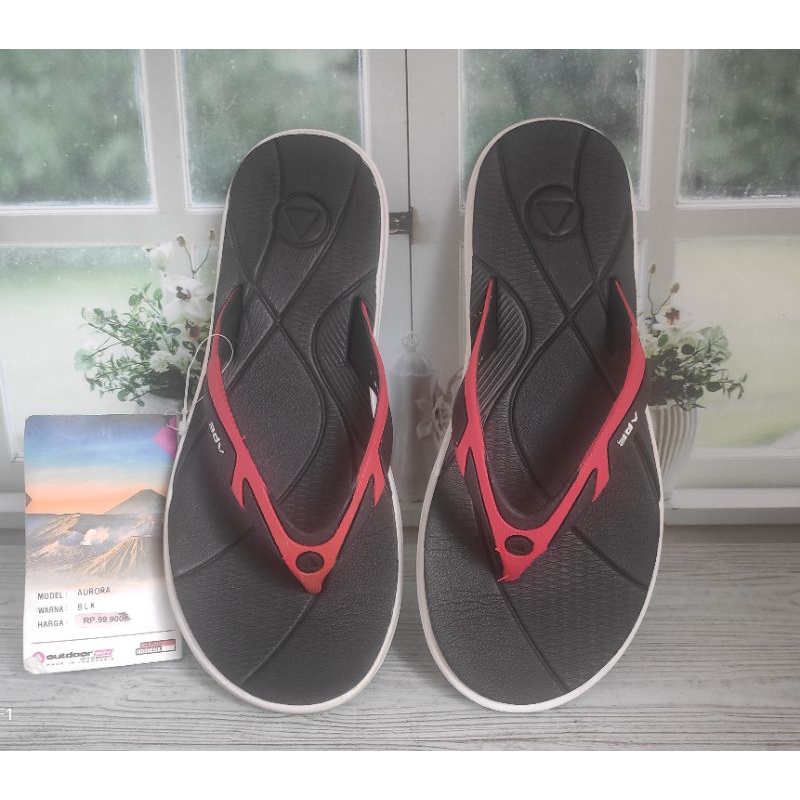 sandal japit merk out door ringan nyaman di pakai