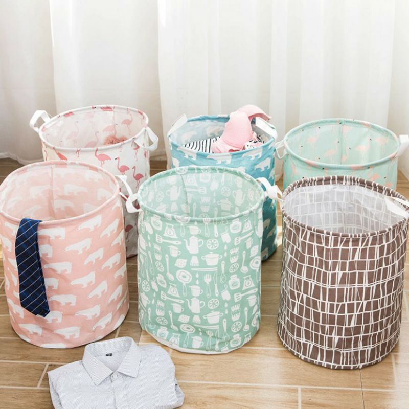 ~ PIYOSHI08 ~ Keranjang Baju Cucian Kotor / Laundry Basket / Tempat Mainan / Organizer Lipat PR76