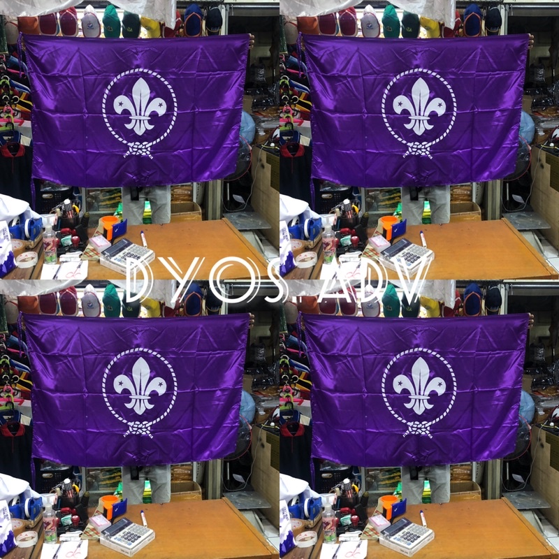 Bendera pramuka wosm pandu 90x135 cm