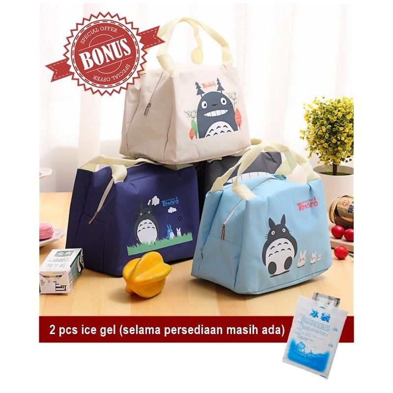 EDW 607 lunch bag tas bekal cooler bag FLAMINGO Tas bekal motif flamingo lunch bag flamingo