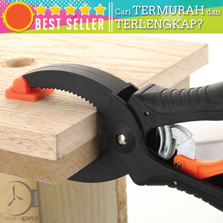 Bisa COD Klemp Kayu Klip Jepit Papan Kayu Spring Clamp Strong Wood Carpenter 6 Inch - Ensunm S826