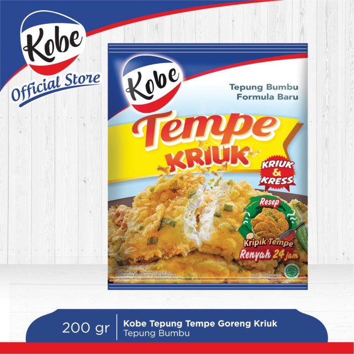

TERBARU Kobe Tepung Tempe Goreng Kriuk 200gr