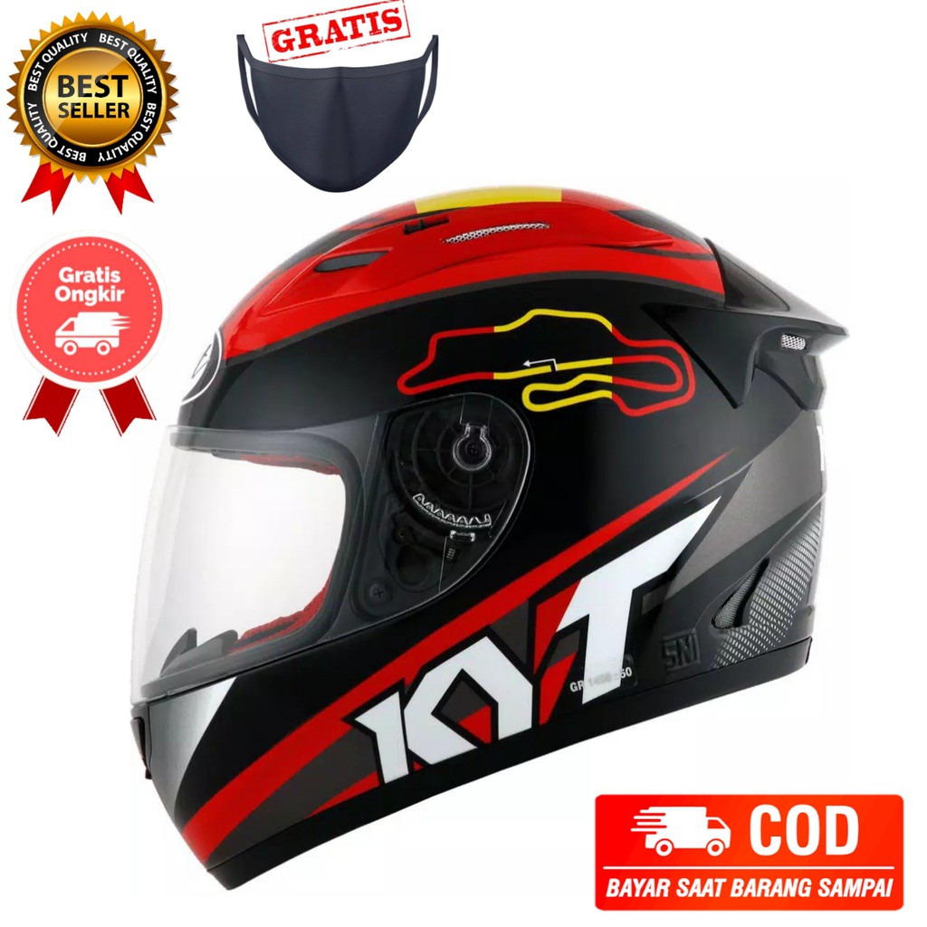 Helm fullface KYT RC 7 motip