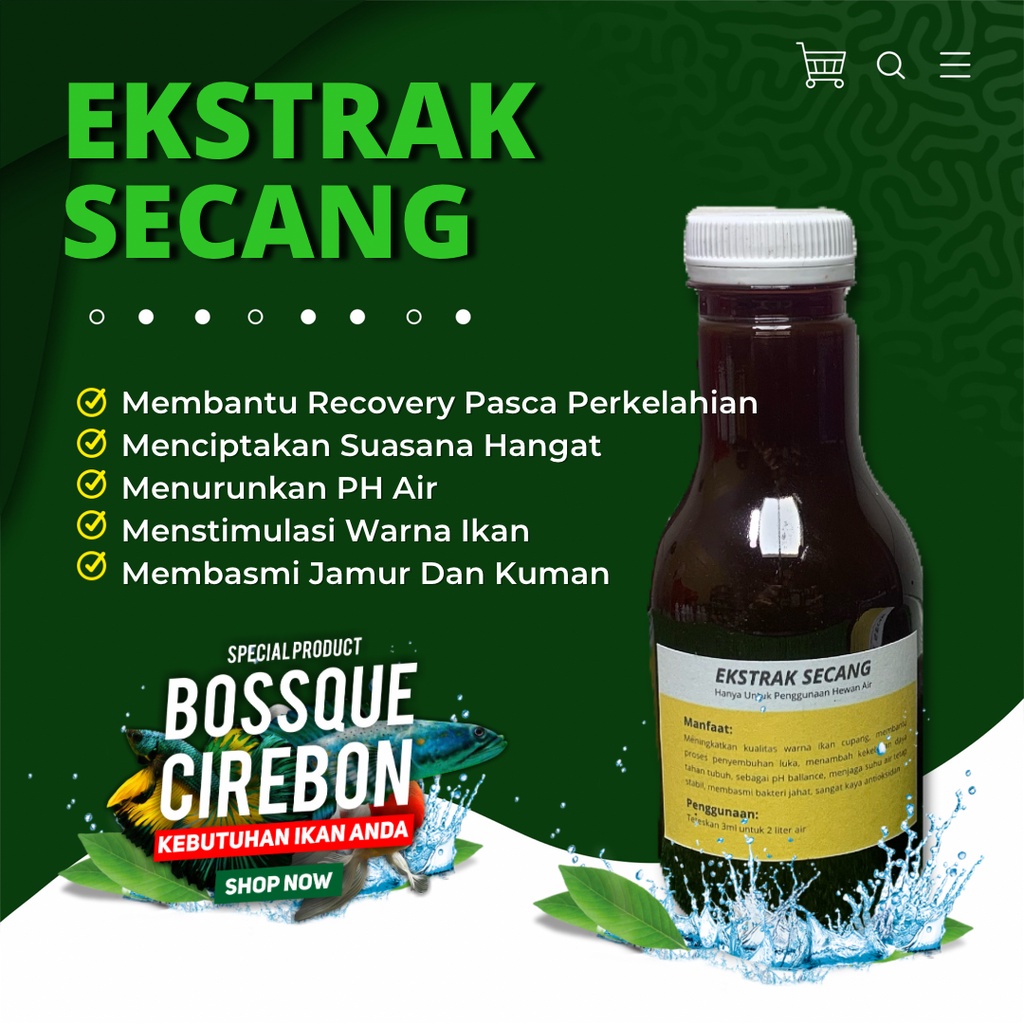 [Free Pipet Tetes] Ekstrak Kayu Secang Extract Secang Herbal Obat Ikan Hias Cupang Guppy Stamina Booster 250ml