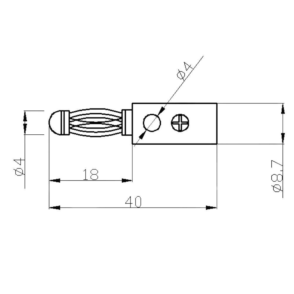 Suyo Steker Pisang Sekrup Speaker Aksesoris Adapter Audio Jack