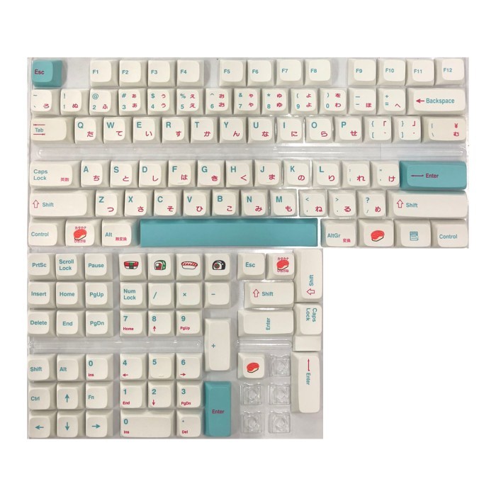 KEYCAPS SUSHI XDA PROFILE JAPAN ROOT SUBLIM MECHANICAL KEYBOARD