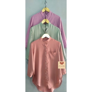 KEMEJA TUNIK POLOS AMANDA