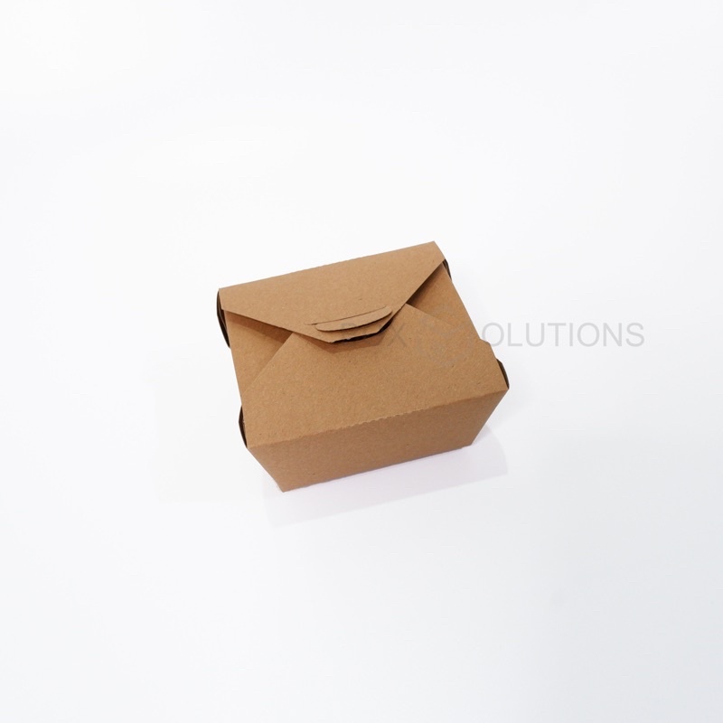 

ecokraft box pail / brown paper food box S - 26 oz isi 25 pcs