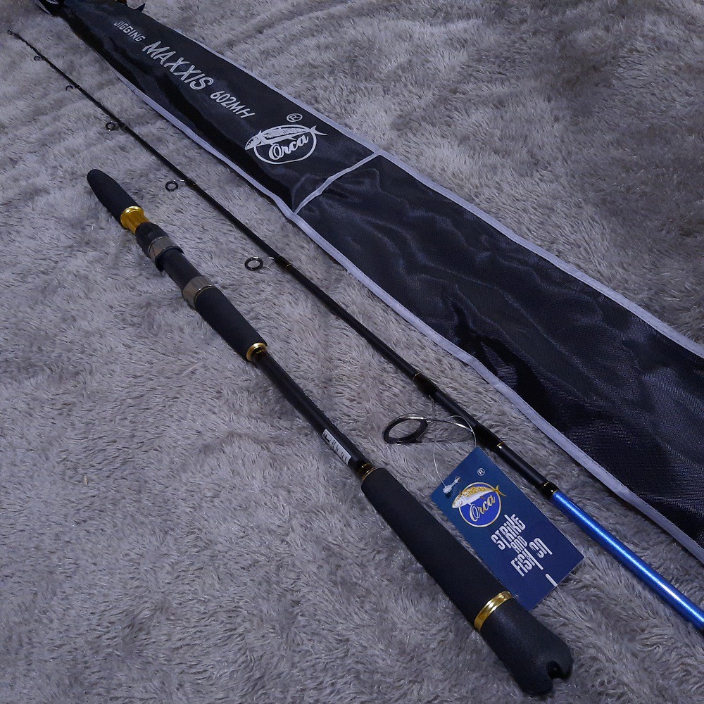 joran pancing jigging 602MH PE 4 orca maxxis 180