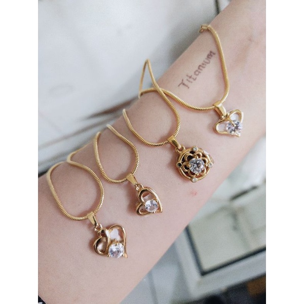 Terbaru Kalung Anti Karat Anti iritasi Titanium 45cm