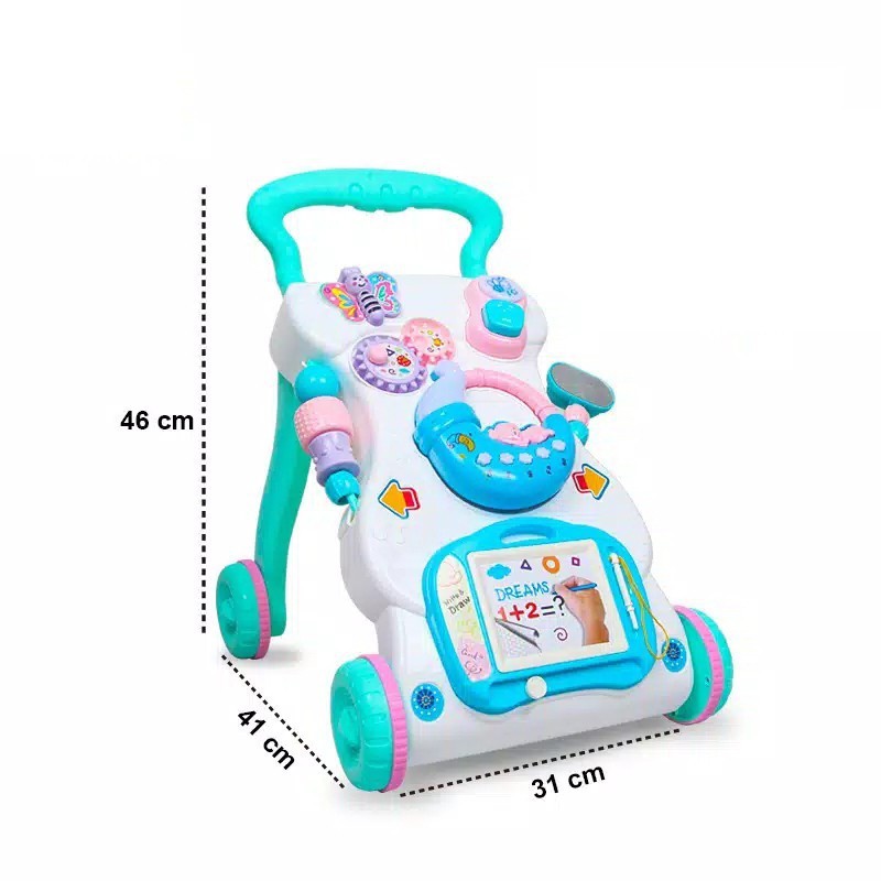 MWN.TOYS Children Music Walker Dorongan Belajar Jalan No 696-R8