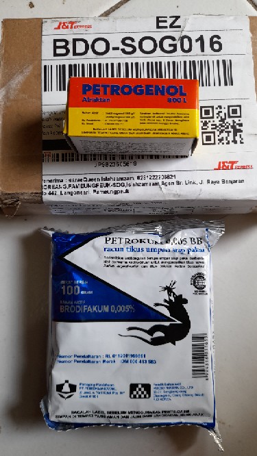 Petrokum 0.005 Bb Rodentisida Antikoagulan Racun Tikus 100 Gram