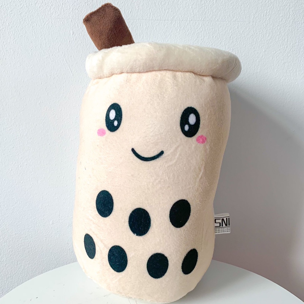 BONEKA BOBA KECIL ADA 4 WARNA BAHAN KAIN BULU LEMBUT SNI BEST QUALITY MAINAN BONEKA BUBBLE TEA HARGA TERMURAH