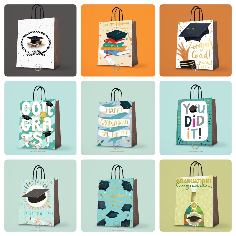 

Paper Bag Kado Wisuda Graduation Cheviostar Hadiah Wisuda Goodie bag Hampers Tas Kado Tas Kertas