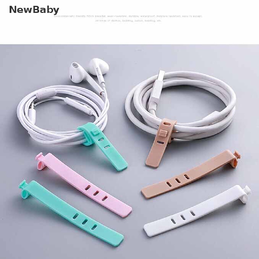 Newbaby 4Pcs Penggulung Kabel Bahan Silikon