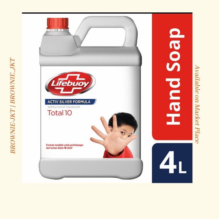 Diskon Sabun Cuci Tangan Lifebuoy Handwash Total 10 Anti Kuman 4 LITER 05