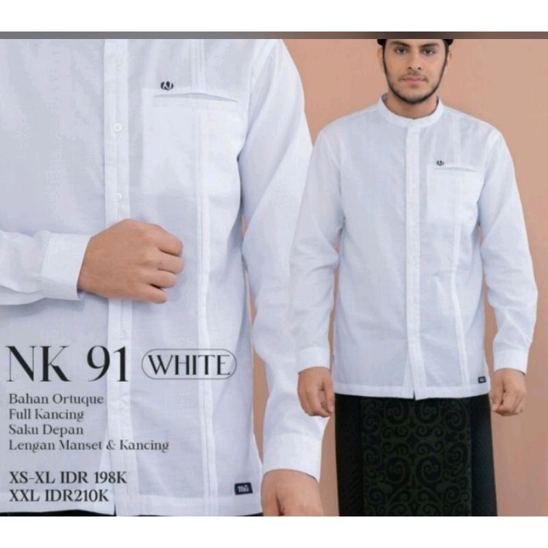 NIBRAS BAJU KOKO NK 091 WHITE