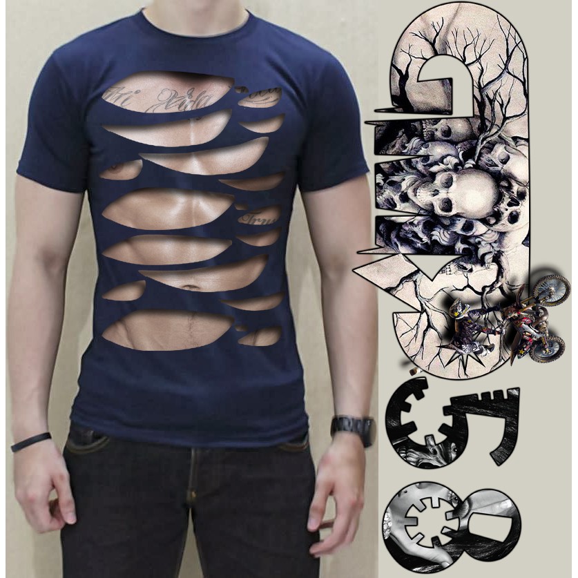 KAOS 3D NAVY SIXPACK DONGKER