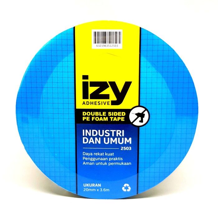 

Produk Dobel Tape Lem Perekat Bolak Balik Double Tape Pe Foam Izy Diskon