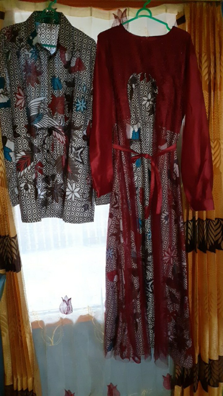 Maura Couple - Sania Ruffle Batik Couple Ori Ndoro Jowi Dnt Garansi Termurah Shopee - Batik Couple