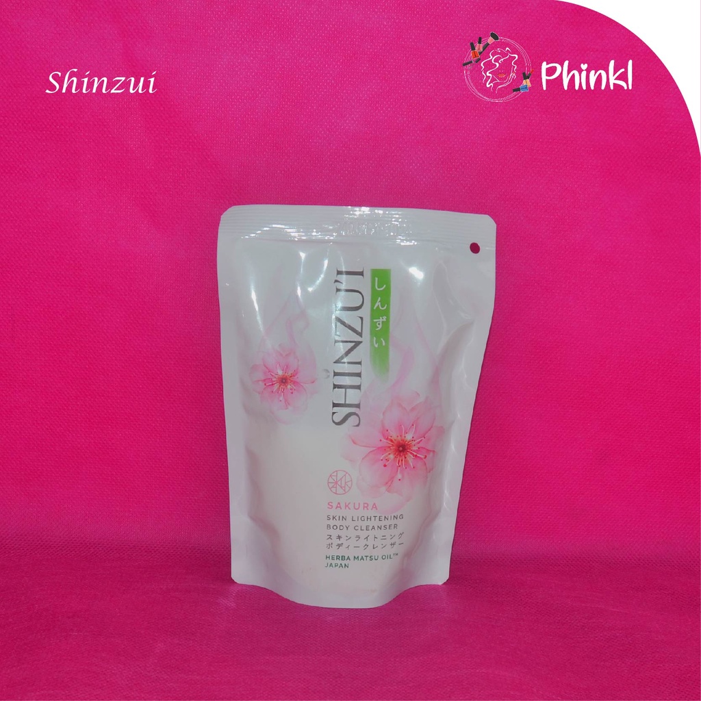 `ღ´ PHINKL `ღ´ SHINZUI REFIL isi ulang sabun badan mandi Body Cleanser 200ml memutihkan mencerahkan kulit saat mandi