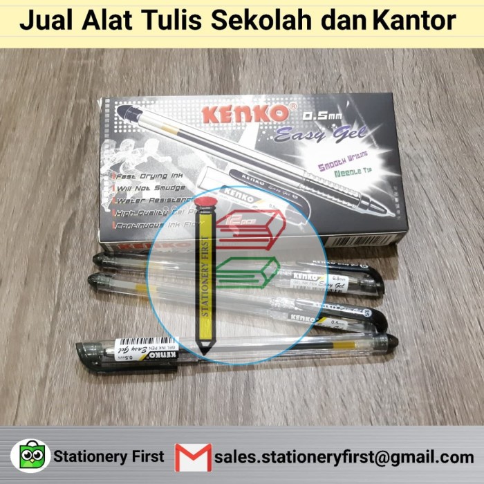

Termurah Gel Pen Kenko Easy Gel - Hitam Free ongkir