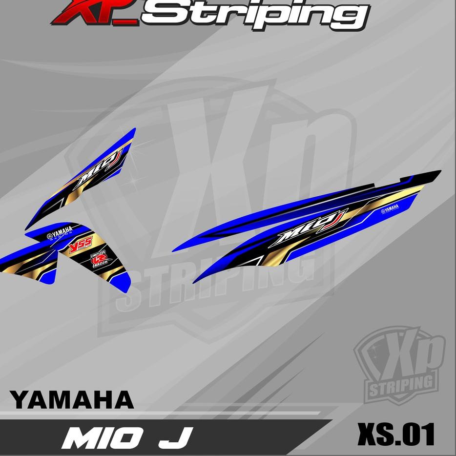 Hati-hati Barang Tiruan?? Striping List Variasi Yamaha Mio J - Striping Motor Mio J. XP 01 Stock Lim
