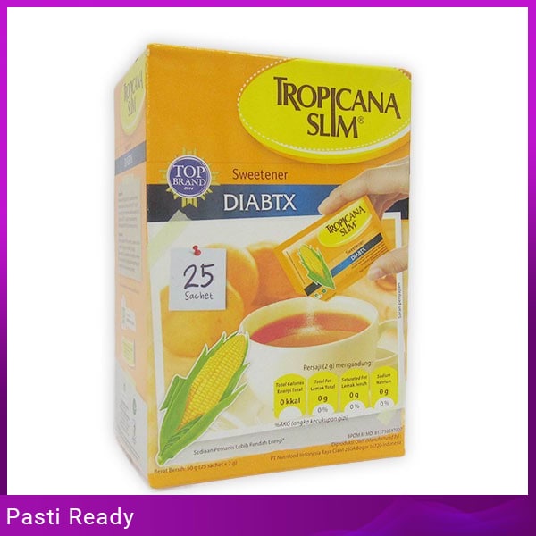 

Tropicana Slim Diet Sweetener w/f 25 Sachet 2.5Gr Grosir Bisa COD