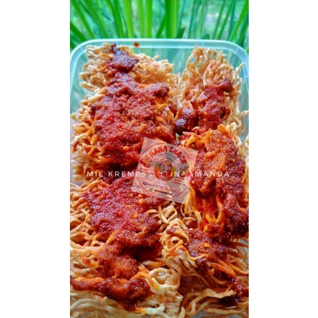 

Mie kremess hottt gurih enak kemasan box 500ml